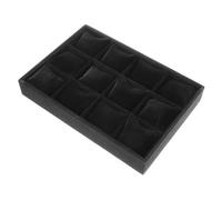 LIGIGWASH Vassoio Organizer Impilabile con Scomparti e Cuscino per Orologi e Fasce Porta Gioielli Elegante e Compatto per Esposizione e Conservazione