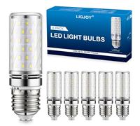LIGJOY Lampadine LED E27 Luce Fredda 6000K, 7W 700LM Lampadina LED E27 Equivalenti a 70W Lampada Alogena, Senza sfarfalli, Lampadina Mais LED, Risparmio Energetico, Non Dimmerabile, 6 Pezzi