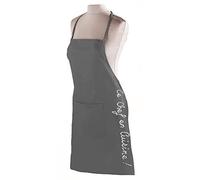 Ligne Décor - 1790117, Grembiule , 60 X 84 Cm , Cuistot , Cotone , Grigio