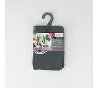 Ligne Décor - 1790125, 3 Strofinacci , 40 X 40 Cm , Cuistot , Microfibra , Grigio