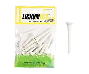 Lignum Tee 2 1/8" - Tee da Golf, 53 mm, Bianco