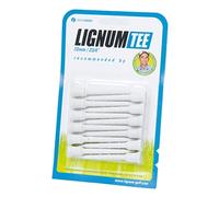 Lignum Tee 2 3/4" - Tee da Golf in Legno, 7 cm, Colore Bianco
