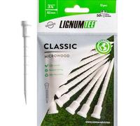 LIGNUM Tee da golf con sistema ad anelli, Bianco, 82 mm