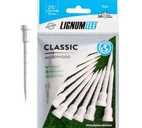 LIGNUM - Tee da golf in microlegno 50 volte più resistenti 2 3/4 pollici - 72 mm / Tee da golf regolabile/Fibra di legno innovativa e adesivi naturali/Tee da golf, tee da golf 2 3/4, tees da golf, tee