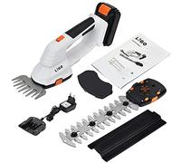 LIGO 20V Cesoie per Erba Cordless per Giardinaggio, 2000mAh Litio-ion 2 in 1 Tagliasiepi a Batteria, Tagliasiepi elettrico incluso Batteria e Caricatore.
