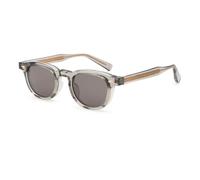LIGOES Occhiali da sole quadrati donna UV400 moda occhiali da sole per gli uomini alla moda accessori regali, grigio.