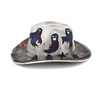 LIGSLN Cappello da cowboy di Natale di Halloween per la donna degli uomini traspirante banchetto ballo di fine anno del partito fotografia costume per gli uomini cappelli adulti