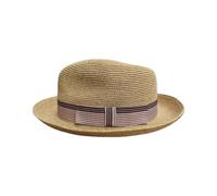 LIGSLN Cappello di paglia fatto a mano, elegante cappello da sole decorato con cintura intrecciata per donne cappello da spiaggia britannico cappello di paglia da donna cappello di, B, M