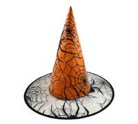 LIGSLN Divertente cappello di Halloween per bambini e adulti, travestimento da strega, a doppio strato, per feste