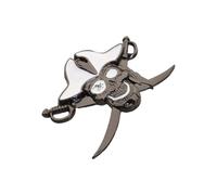 LIGSLN Emblemi dell'autoadesivo dell'automobile del metallo demoniaco di lunga durata resistente alle intemperie per la decorazione del motociclo automatico con i motivi dei pirati Adesivo del veicolo