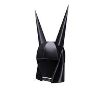 LIGSLN Occhiali in pelle PU cappello festa per feste in maschera e feste a tema confortevole e design serie scura copricapo regolabile