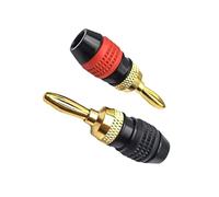 LIGSLN Spina a banana da 4 mm con struttura a 6 lame per una connessione sicura e prestazioni sonore spina audio stabile del collegamento