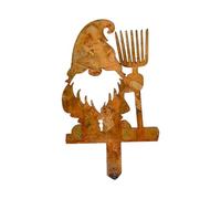 LIGSLN Statua nana vintage statua scultura ornamenti costruzione in metallo nessuno strumenti necessari per terrazza o prati Display metallo Yard Nano statua