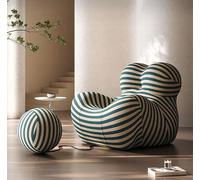 Ligterra Divano Relax, Divano a Compressione, Poltrona Lounge, Divano Singolo, Un Essenziale per Piccole Case, Simula l'Abbraccio della Mamma, per Soggiorno, Camera da Letto, Lounge, 118 * 102 * 93 cm