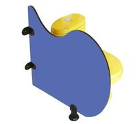 LIGUIEN Schermi per La Privacy degli Orinatoi, Pannello Divisorio per La Sanità Pubblica, Divisorio per Orinatoi, WC Schermo per Orinatoio per Spazi Pubblici/bagni/Hotel(Blue)