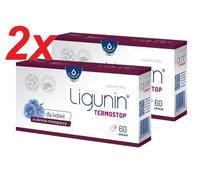 LIGUNIN TERMO STOP Termostop 120 capsule MENOPAUSA sudorazione nervosismo sem...