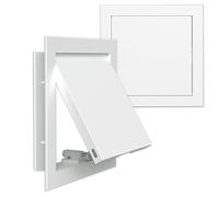 LIGUOYI Sportello Di Ispezione Quadrato Pannelli Apertura Di Accesso In Metallo 150×150 250×250 350×350mm D'accesso Con Chiusura Magnetica, Per Tubazioni Portello Di Servizio(White,300x300mm)