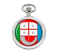 Ravel Orologio da Tasca Argento Piatto Quartz Cassa Cromata Catenina