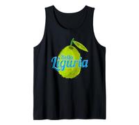 Liguria Retro Olive Italia Souvenir Vintage Canotta