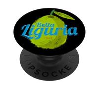 Liguria Retro Olive Italia Souvenir vintage PopSockets PopGrip Adesivo