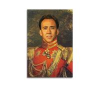 LIHAIXUAN Poster su tela, stampa artistica da parete con stampa artistica di Nicolas Cage, 30 x 45 cm, senza cornice