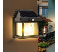 LiHangStar 1/2/4/8 pezzi Luci solari da parete per esterni con sensore di movimento, 3 modalità di illuminazione, fari solari adatti per cortile, esterno, portico, vialetto, garage, strada, uso di eme
