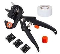 LIHAO 2 in 1 Forbici Potatura Professionali, Cesoia per Innesto per Albero da Giardino e Innestare Piante Potatura Albero da Frutto con Lame di Taglio di Forma V/U/Ω