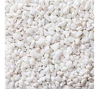 LIHAO Ciottoli Pietre Decorative Sassi Bianchi per Vasi e da Giardino in Sachhi 6/9 mm 460g