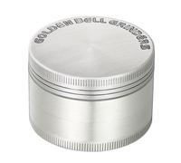 LIHAO [Grinder Garanzia a Vita] 2”(50mm) Spezie Erbe Grinder in 4 Pezzi Tritino in Metallo - Argento