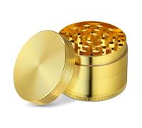 LIHAO2”(50mm) Grinder Spezie Erbe in 4 Pezzi Tritino in Metallo，d'oro