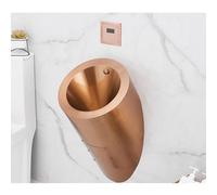 LIHDNGXM Urinoir Per Uomini Con Scarico In Acciaio Inossidabile 304, Urinoir Commerciale A Sensore,adatto Per Abitazione, Garage, KTV, Carcere, Bar, Hotel E Negozio(RoseGold)