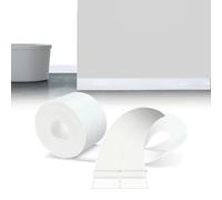 LIHIQIYA Battiscopa Flessibile Autoadesivo Bianco, 6M Battiscopa in PVC, Battiscopa Bianco, Battiscopa per Cucina Sigillante Impermeabile, Battiscopa Morbido Adesivo per Bagno, Battiscopa 30mmx30mm