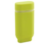 LIHIT LAB A7695-6 Stand Pen Case Ovale Tipo Grande Giallo Verde
