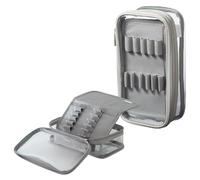 Lihit Lab. Astuccio per penne XCOA, Grigio trasparente, Astuccio per penne