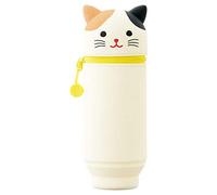 LIHITLAB PuniLabo - Custodia per penna con supporto per penna, Calico Cat, 1 Count (Pack of 1), Grande: 7,4 x 20,3 cm