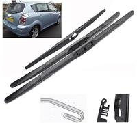 LIHONGMM per Toyota Corolla Verso 2004-2009 Tergicristallo Anteriore Posteriore Set Spazzole Tergicristallo Tergicristallii| Set Completo 26"+16"+11"