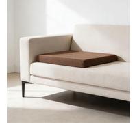 LIHUANE Cuscini Imbottiti 140 x 180 cm Antiscivolo Lavabile Cuscino su Misura Personalizzato, Lavabile, Rimovibile per Sedie da Giardino Terrazza Divano Cucina Legno Casa, marrone