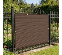 LIHUANE Rete Ombreggiante 170 x 260 cm Protezione UV, Antivento Frangivisto per Balcone con Occhielli e Fascetta per Giardino, Patio, Pergola, Giardino, Cortile, Marrone