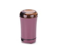 Lihuzmd Macinacaffè Elettrico, macinacaffè in grani Lama in Acciaio Inossidabile 304 utilizzata per caffè in grani/Erbe/spezie/Noci Macinacaffè Elettrico,Rosa