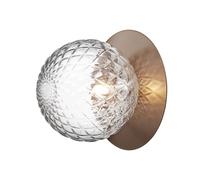 Liila 1 Lampada Plafoniera Grande Bronzo Scuro/ Trasparente