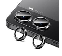 Liilaa 2 Set Pellicola Fotocamera per Xiaomi POCO X7 Pro 5G, Durezza 9H Anti-graffio Vetro Temperato Copri Anello Individuale in Metallo Protezione Fotocamera Lente - Nero