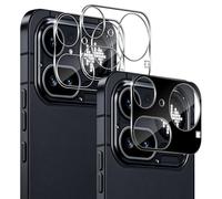 Liilaa 3 pellicole protettive per lenti della fotocamera per Nothing Phone 4A Pro, in vetro temperato, protezione dell'obiettivo, durezza 9H, antigraffio, HD trasparente, 2 trasparenti + 1 nero