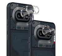 Liilaa 3 pellicole protettive per lenti della fotocamera per Nothing Phone 4A, vetro temperato, protezione dell'obiettivo, durezza 9H, antigraffio, HD trasparente, 2 trasparenti + 1 nero