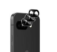 Liilaa Pellicola Fotocamera per Google Pixel 9a, Vetro Temperato Camera Protezione Lente, Anti-graffio, Durezza 9H, 3 Pezzi Copri Vetro Protettive Fotocamera Posteriore, Nero