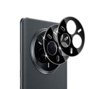 Liilaa Pellicola Fotocamera per Realme 14 Pro/14 Pro+/14 Pro Plus, Vetro Temperato Camera Protezione Lente, Anti-graffio, Durezza 9H, 2 Pezzi Copri Vetro Protettive Fotocamera Posteriore, Nero
