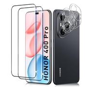 Liilaa Vetro Temperato per Honor 400 Pro, 2 Pezzi Pellicola Protettiva e 2 Pezzi Pellicola Fotocamera, Durezza 9H Anti Graffio Schermo Vetro Protettivo