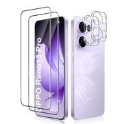 Liilaa Vetro Temperato per OPPO Reno 13 Pro 5G, 2 Pezzi Pellicola Protettiva e 2 Pezzi Pellicola Fotocamera per Reno13 Pro, Anti Graffio Schermo Protezione Durezza 9H