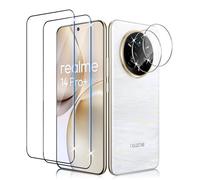 Liilaa Vetro Temperato per Realme 14 Pro Plus / 14 Pro+, 2 Pezzi Pellicola Protettiva e 2 Pezzi Pellicola Fotocamera, Durezza 9H Anti Graffio Schermo Vetro Protettivo