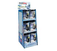 LIIN Espositore In Cartone A 3 Livelli Per Calze Da Neve - Snowdrive Performance