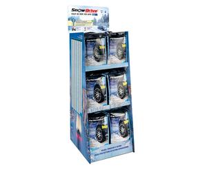 LIIN Espositore In Cartone A 3 Livelli Per Calze Da Neve - Snowdrive Performance